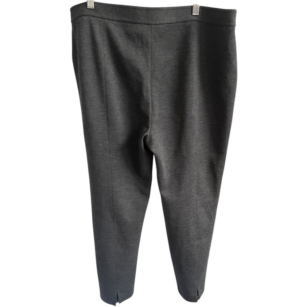 NWT St. John Women's‎ Charcoal Melange Wool Pants Size 16 - Picture 5 of 8